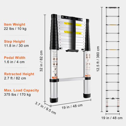 Telescoping Ladder - 5.6m & 181 kg