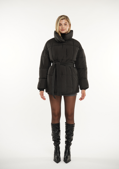 Belted Puffer Jacket