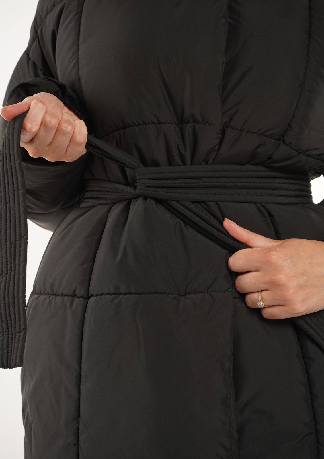 Belted Puffer Jacket