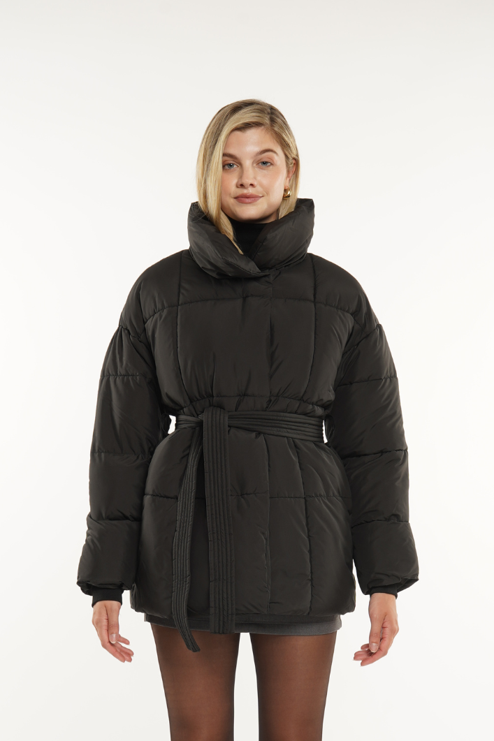 Belted Puffer Jacket