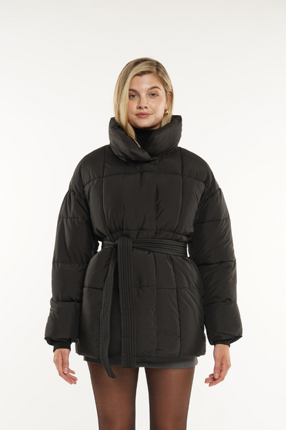 Belted Puffer Jacket