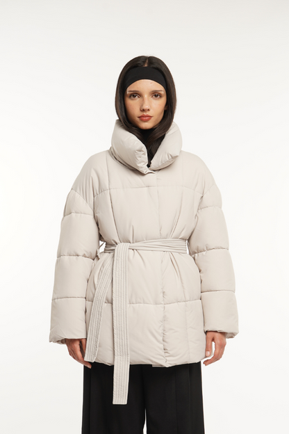 Belted Puffer Jacket