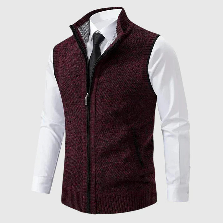 Luis | Knitted vest for men