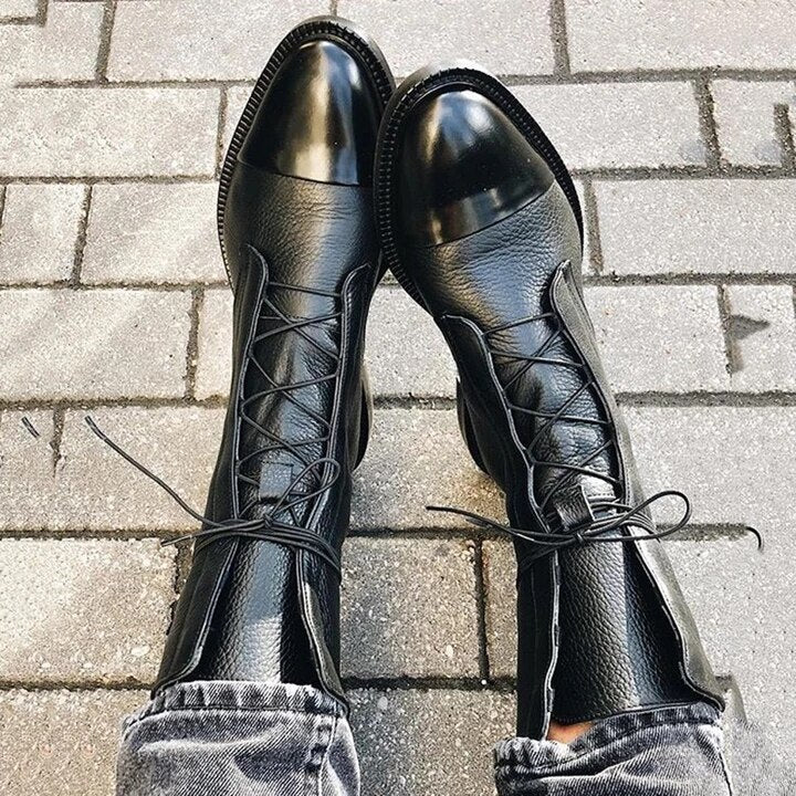 Scarlett™ - Elegant Leather Ankle Boots