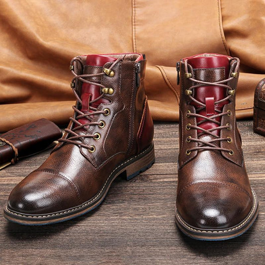 Crisso™ | Handmade Ieather 0xford boots