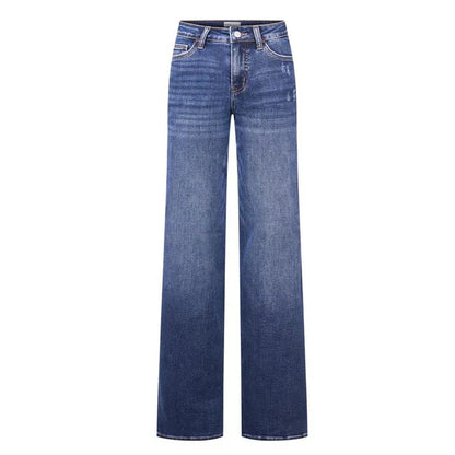 Stretchy Wide-Legged Jeans