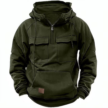 Xaviere - Comfortable winter hoodie with zipper