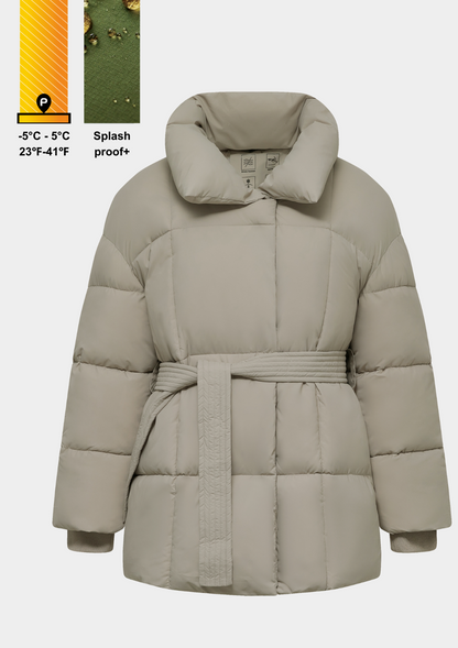 Belted Puffer Jacket