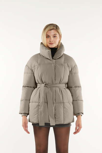 Belted Puffer Jacket