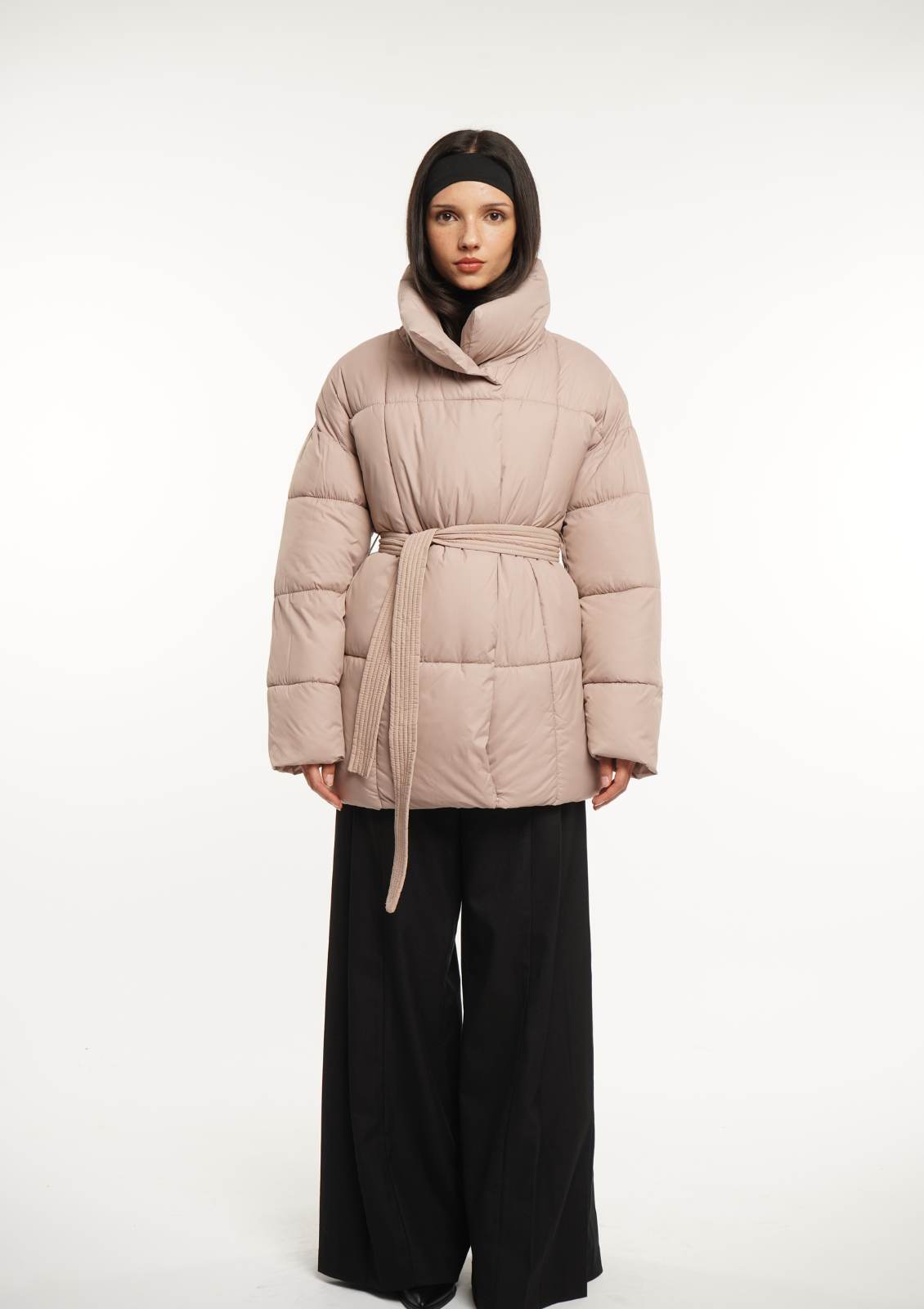 Belted Puffer Jacket