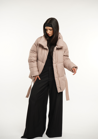 Belted Puffer Jacket