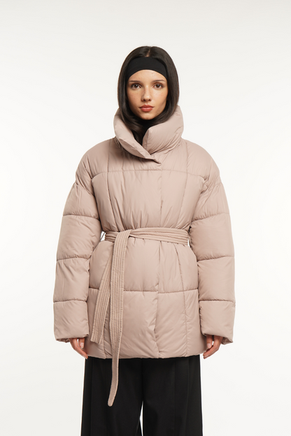 Belted Puffer Jacket