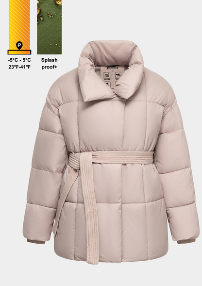 Belted Puffer Jacket