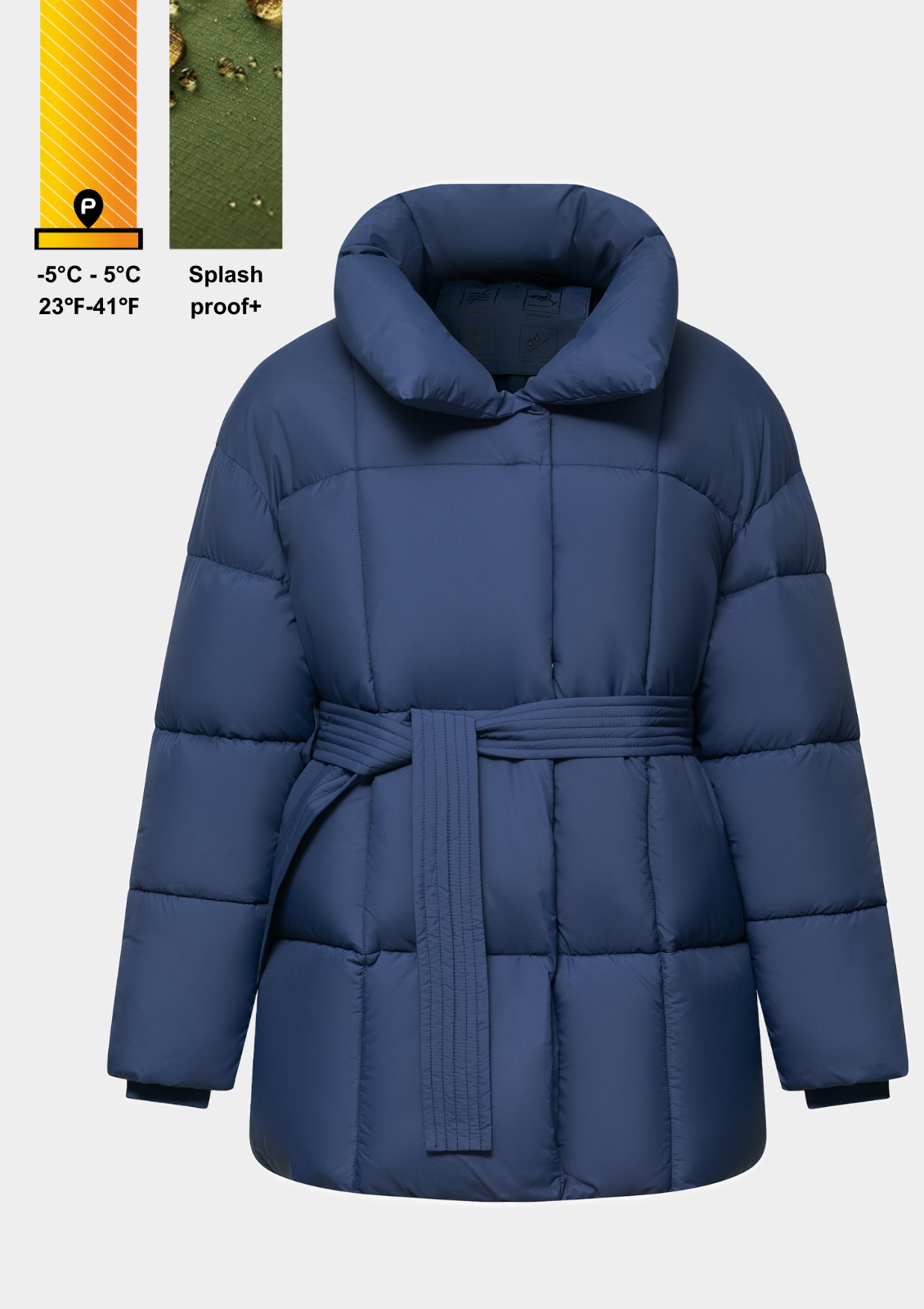 Belted Puffer Jacket