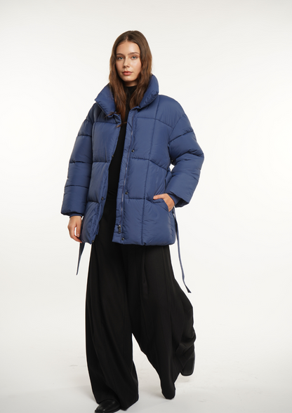 Belted Puffer Jacket