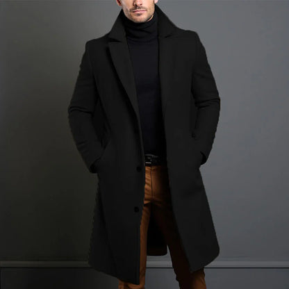 Noir – Men's Classic Trench Coat