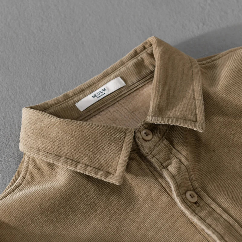 Soft Cotton Corduroy Shirt