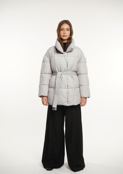 Belted Puffer Jacket