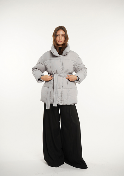 Belted Puffer Jacket