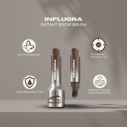 INFLUORA™ - Angled Instant Brow Brush