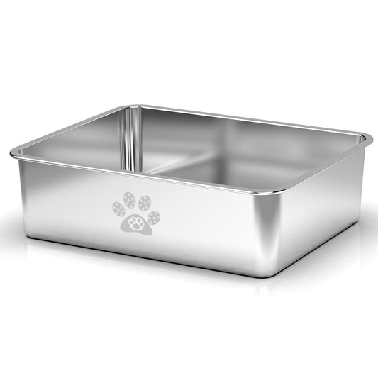 SteelTidy™ Stainless Steel Cat Litter Box