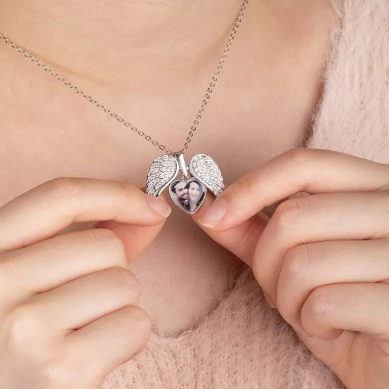 2+1 FREE: Heart necklace Angel