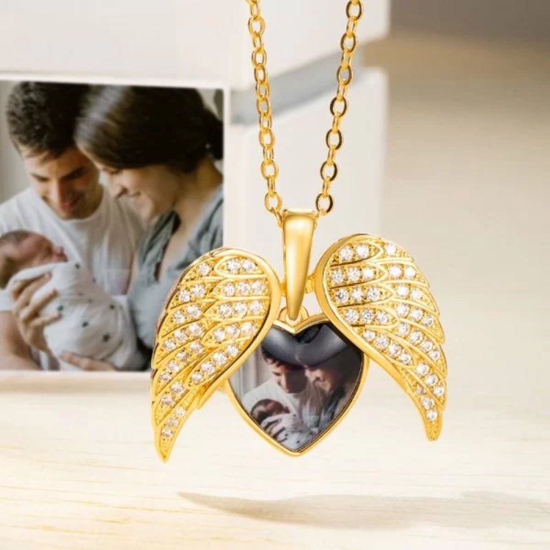 2+1 FREE: Heart necklace Angel