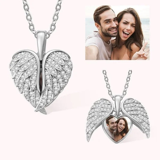 2+1 FREE: Heart necklace Angel