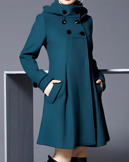 Monte ™ | Elegant Wool Hooded Coat