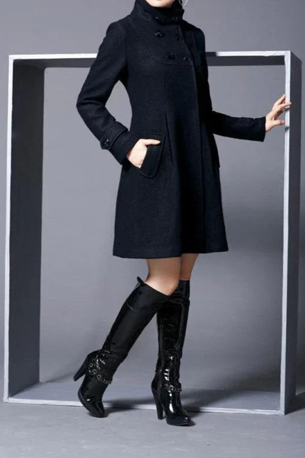 Monte ™ | Elegant Wool Hooded Coat