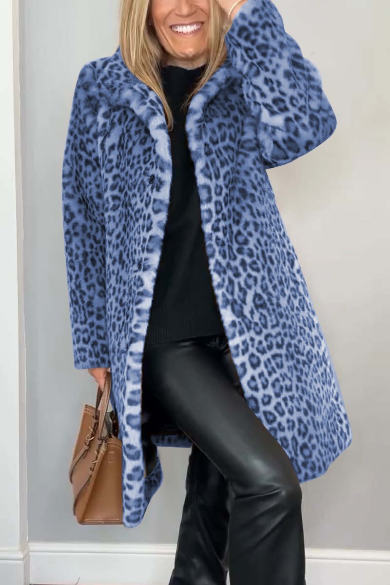 Ange | Leopard Print Winter Coat