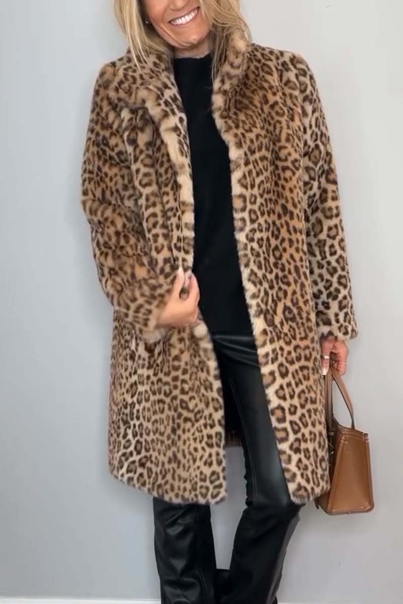 Ange | Leopard Print Winter Coat