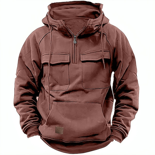 Xaviere - Comfortable winter hoodie with zipper