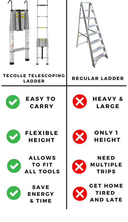 Telescoping Ladder - 5.6m & 181 kg