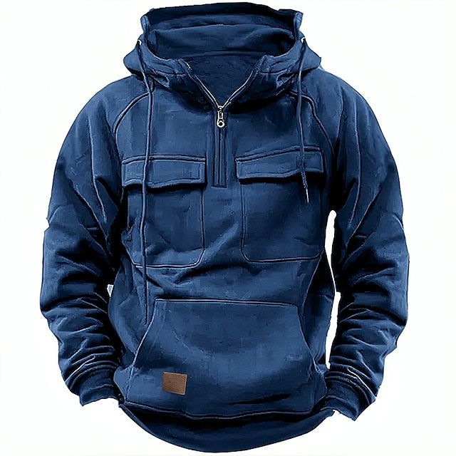 Xaviere - Comfortable winter hoodie with zipper