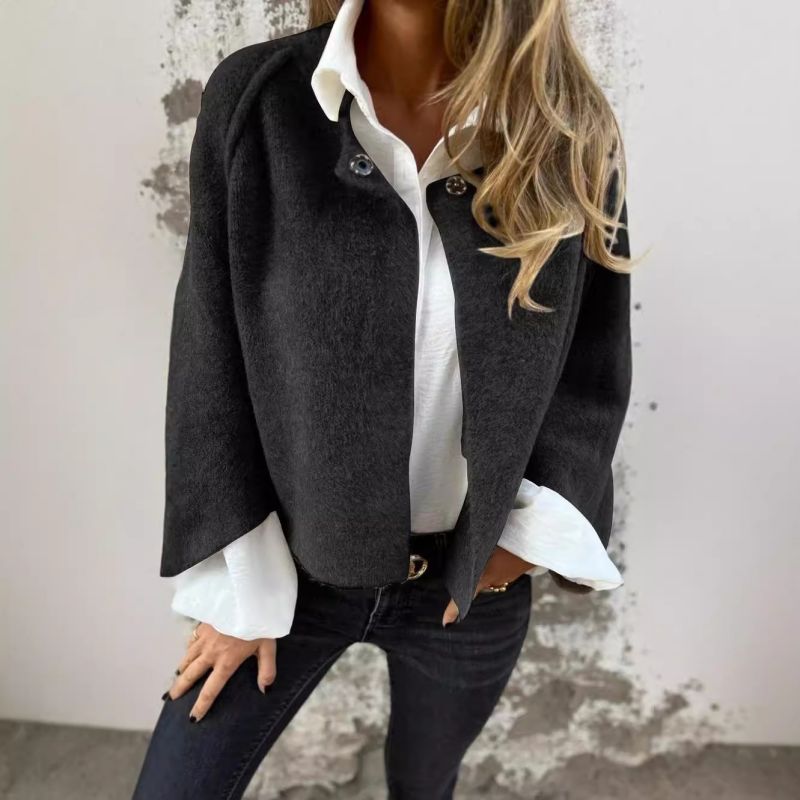 Short cashmere coat